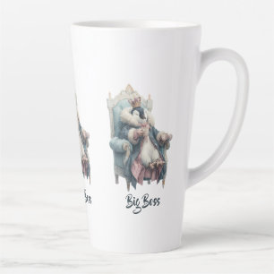 Großer Boss Winter Pinguin Design Milchtasse