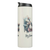 Großer Boss Winter Pinguin Design Thermosbecher (Nach rechts gedreht)