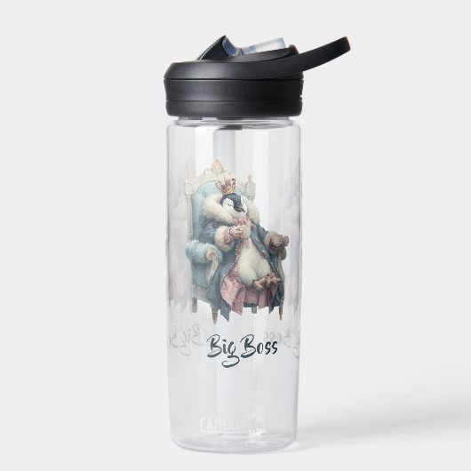 Großer Boss Winter Pinguin Design Trinkflasche (Links)