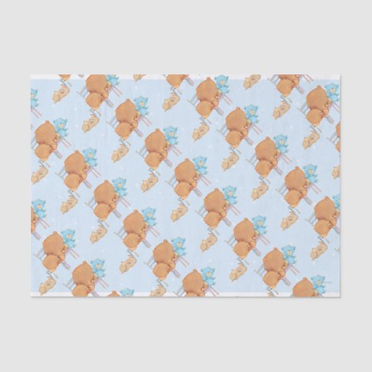 Großer Braunbär, Kaliko u. schlaffe Stühle des Seidenpapier (Vorderseite)