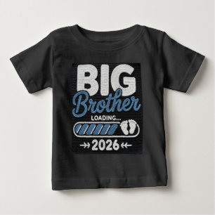 großer Bruder Ankündigung Kleidung 2026 Baby T-shirt