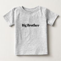 Großer Bruder, Anpassen mit Namen, Text Baby