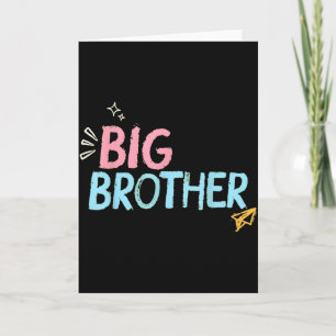 Großer Bruder Baby Bruder Junge Maternity Tag der Karte