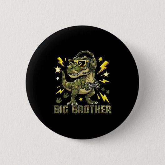Großer Bruder Baby Bruder Junge Mutterschaft Von S Button (Vorderseite)