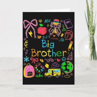 Großer Bruder Baby Bruder Junge Mutterschaftslehre Karte