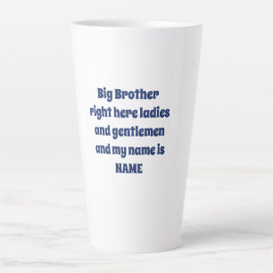 Großer Bruder Benutzerdefinierter Name – Fette Fam Milchtasse
