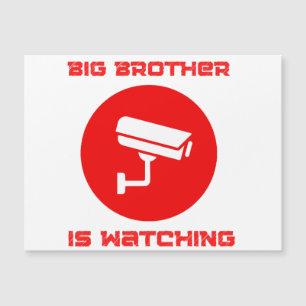 Großer Bruder beobachtet  1984 ingsoc Magnetkarte