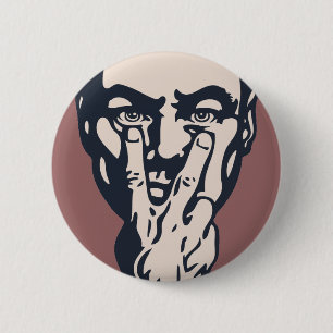 Großer Bruder beobachtet Button