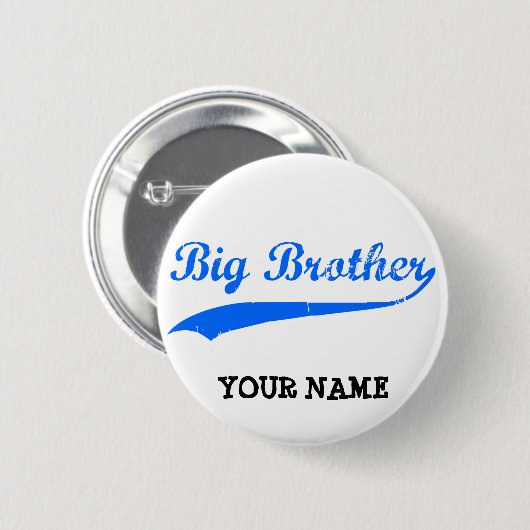 Großer Bruder Button (Vorne & Hinten)