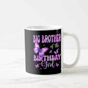 Großer Bruder der Geburtstags-Schmetterlingsfamili Kaffeetasse