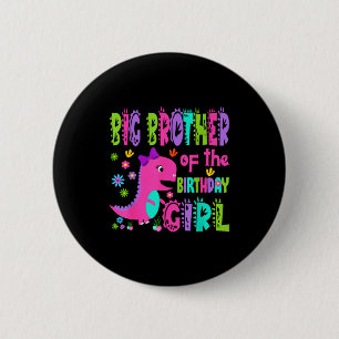 Großer Bruder der Geburtstagsfeier Saurus Rex Button