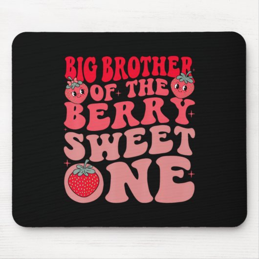 Großer Bruder der süßen Erdbeere Mousepad (Vorne)