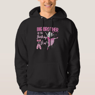 Großer Bruder des Geburtstags Girl Ballerina Balle Hoodie
