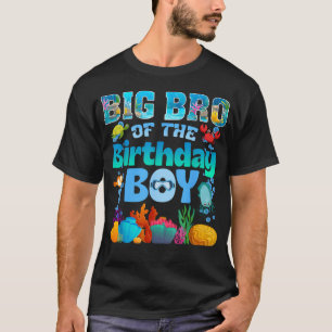 Großer Bruder des Geburtstagsjungen Aquarium Meere T-Shirt