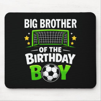 Großer Bruder des Geburtstagsjungen Fußball Ll Fam Mousepad