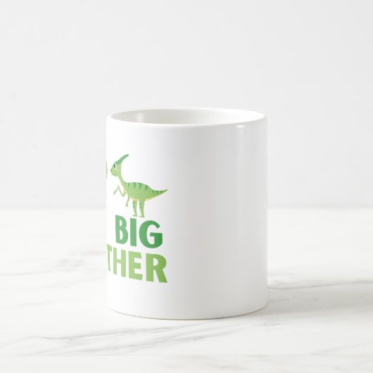 Großer Bruder Dinosaurier Kaffeetasse (Mittel)