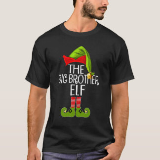 Großer Bruder Elf Familien-Gruppen-Matching Weihna T-Shirt