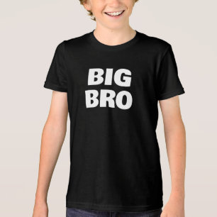 Großer Bruder Familienfotoshooting Fett Gedruckt Tri-Blend Shirt