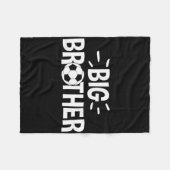 Großer Bruder Fußball  Fleecedecke (Vorderseite (Horizontal))