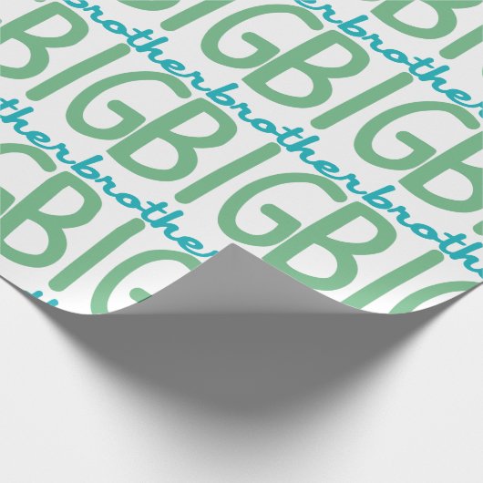 Großer Bruder Geschenkpapier (Ecke)