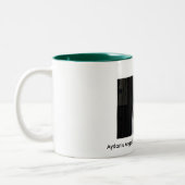 Großer Bruder-helfende Autismus-Erholungs-Kapital, Zweifarbige Tasse (Links)