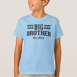 Großer Bruder hergestelltes Jahr kundengerecht T-Shirt