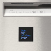 Großer Bruder immer grau mit blauem Text Jungen _2 Magnet (In Situ (Geschirrspüler))