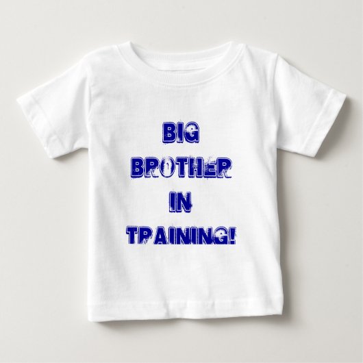 GROSSER BRUDER IN DER AUSBILDUNG! BABY T-SHIRT (Vorderseite)