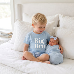 Großer Bruder Kids Geschwister passende Familie Bl Baby T-shirt