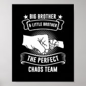 großer Bruder kleiner Bruder der perfekte BH Poster (Vorne)