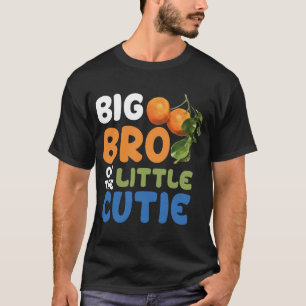 Großer Bruder Kleiner Schatz Baby Shower Orange 1. T-Shirt