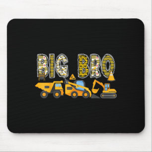 Großer Bruder Konstruktion Bagger Kinder passend Mousepad
