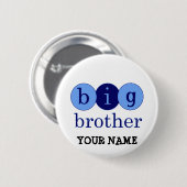 Großer Bruder - Kreise Button (Vorne & Hinten)