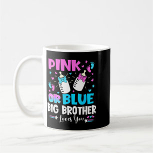 Großer Bruder liebt Geschlecht Enthüllung Baby Pin Kaffeetasse