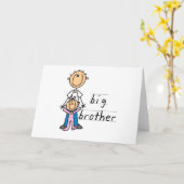 Großer Bruder mit Baby-Schwester-T-Shirts und Karte (Gelbe Blume)
