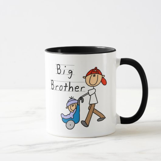 Großer Bruder mit kleinem Bruder Tasse (Rechts)