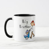 Großer Bruder mit kleinem Bruder Tasse (Links)