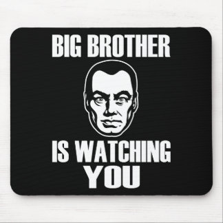 Großer Bruder passt Sie auf Mousepad