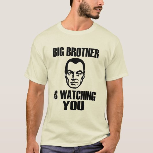 Großer Bruder passt Sie auf T-Shirt (Vorderseite)