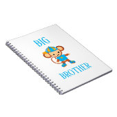 Großer Bruder Personalisierter Affentext Notizblock (Rechte Seite)