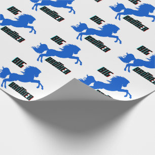 Großer Bruder Pferdezucht Geschenkpapier