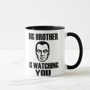 Großer Bruder-Porträt-Tasse Tasse