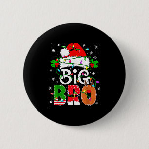 Großer Bruder Santa Neue Geschwister Bruder Ankünd Button