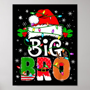 Großer Bruder Santa Neue Geschwister Bruder Ankünd Poster