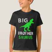 Großer Bruder Saurus Rex Shirt-lustiger Dino-T - T-Shirt (Vorderseite)