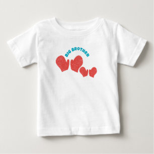 Großer-Bruder-Shirt - Thema rote Handschuhe Baby T-shirt