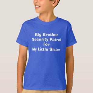 Großer Bruder Sicherheitsstreife für meine kleine T-Shirt