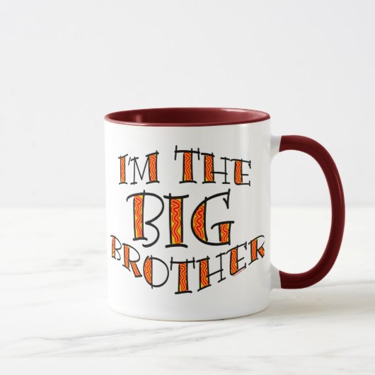 "Großer Bruder-" Tasse (Rechts)