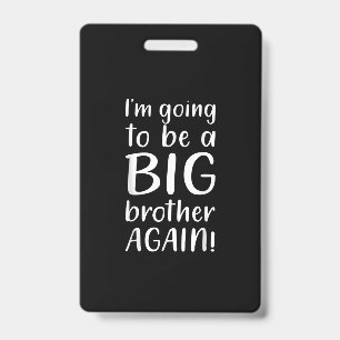 Großer Bruder wird wieder Big Brother Ankündigungs Ausweis
