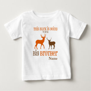 Großer Bruder, zum Rotwild-personalisierter T - Baby T-shirt